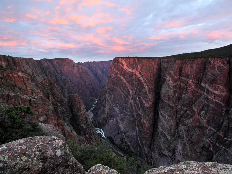 Sunrise at Black Canyon, Colorado