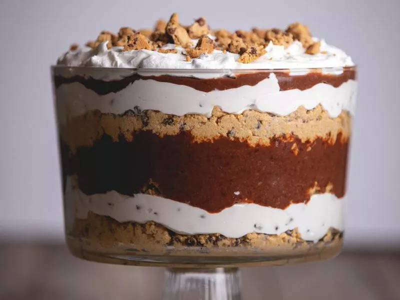 Cookie dough trifle