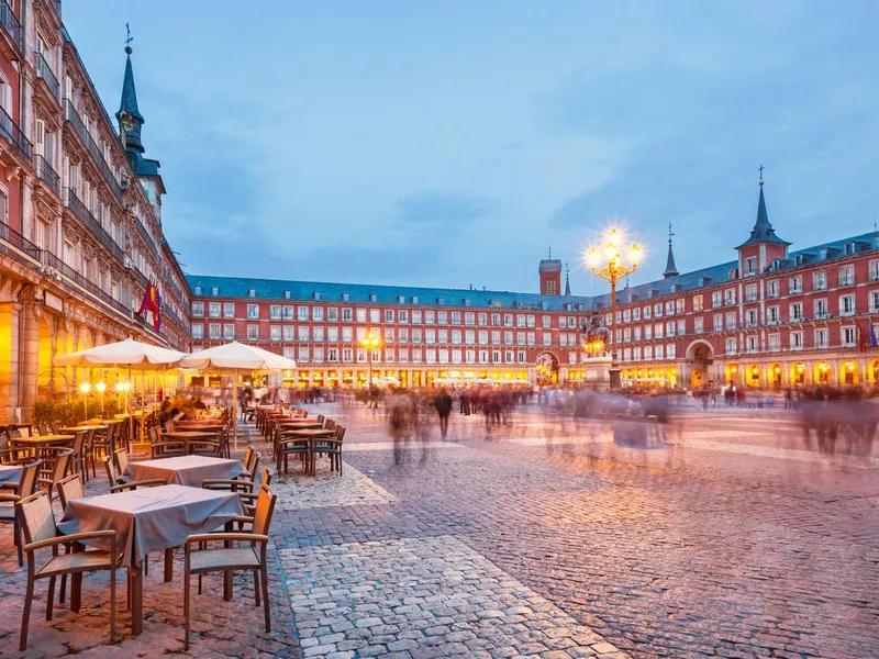 Plaza Mayor in Madrid Spain