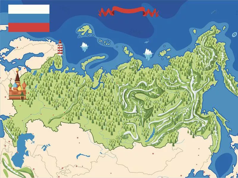 Map of Russia