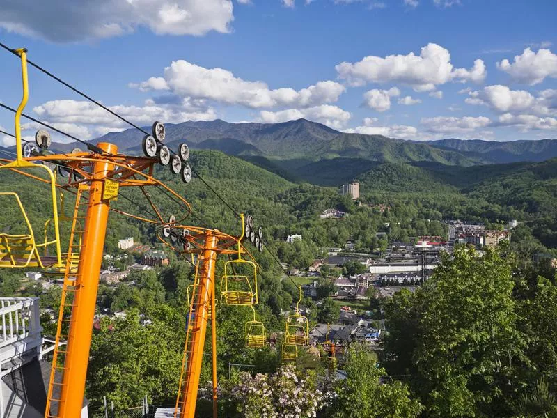 Gatlinburg cable car