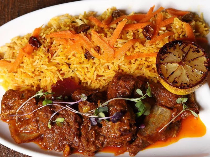 Kabila lamb at IndeBlue restaurant