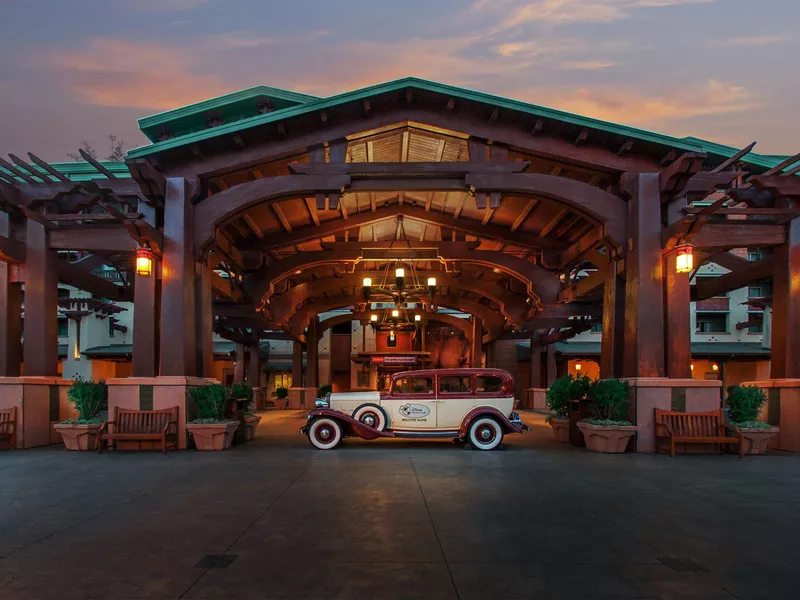 Exterior of Disney's Grand Californian hotel