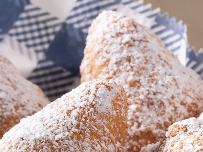 Biscuit beignet at Cracker Barrel