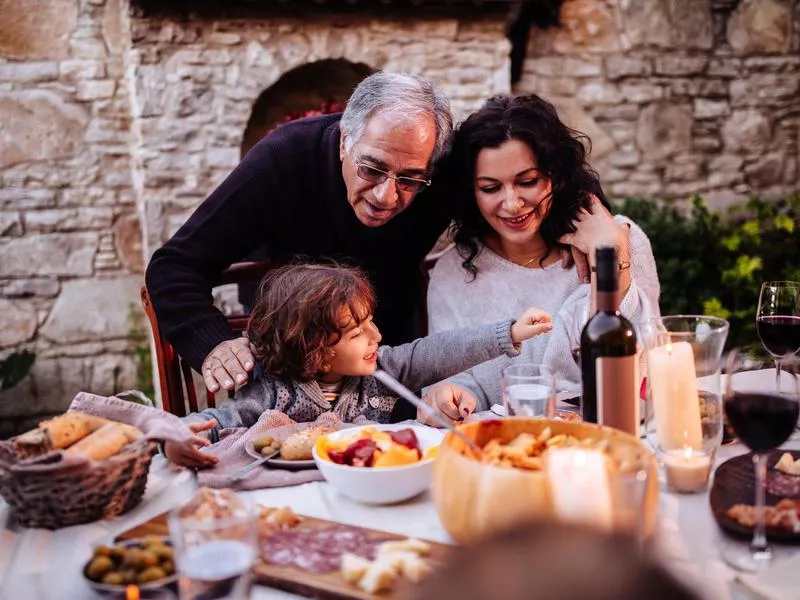 Family in Italy