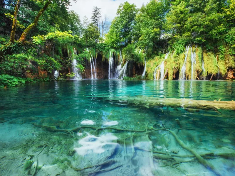 Lake in the national park Plitvice, Croatia