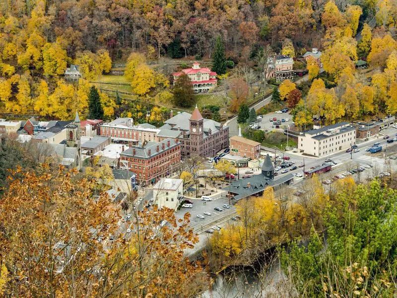 Jim Thorpe in the fall