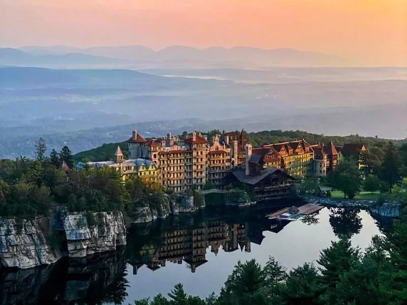 Mohonk Mountain House sunset