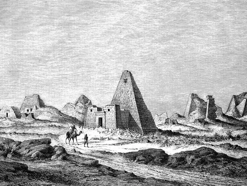 Nubian pyramids of Meroë