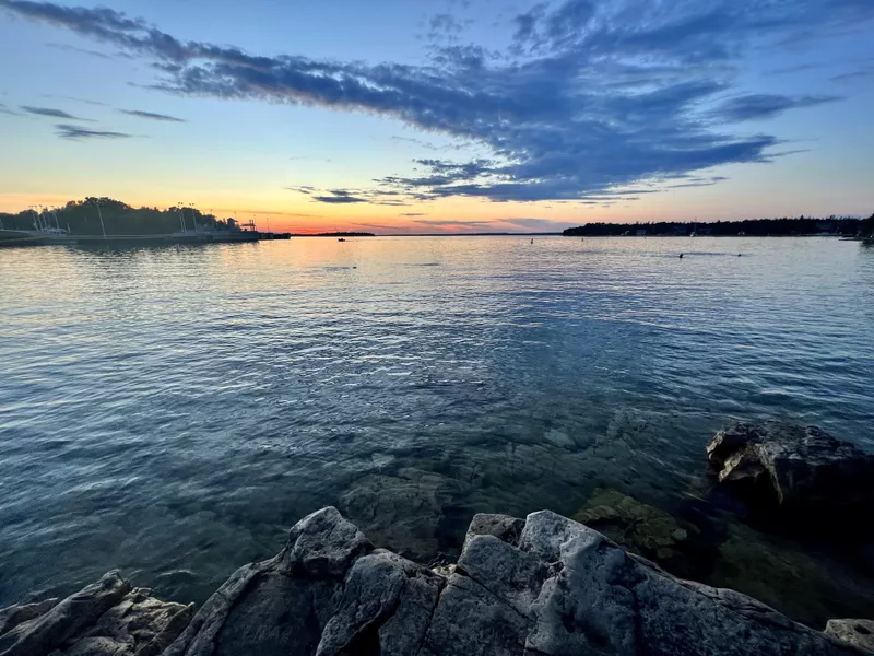 Sunset over Tobermory, Canada