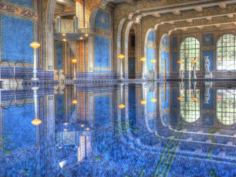 Roman pool at Hearst Castle