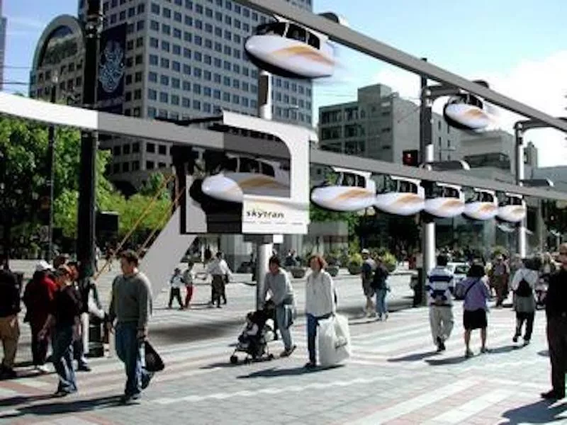 Artist rendering of SkyTran