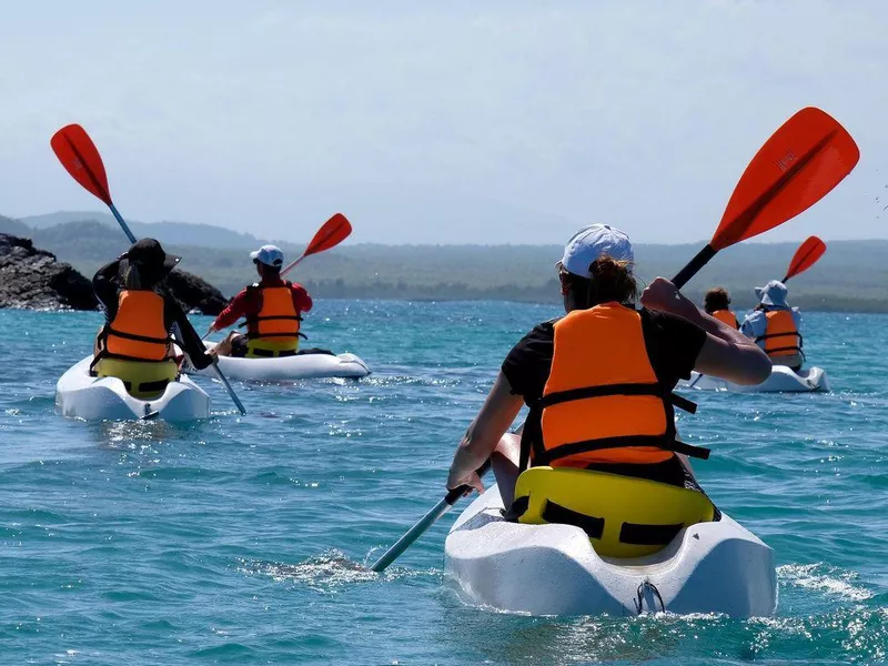 Kayaking in the Galapagos