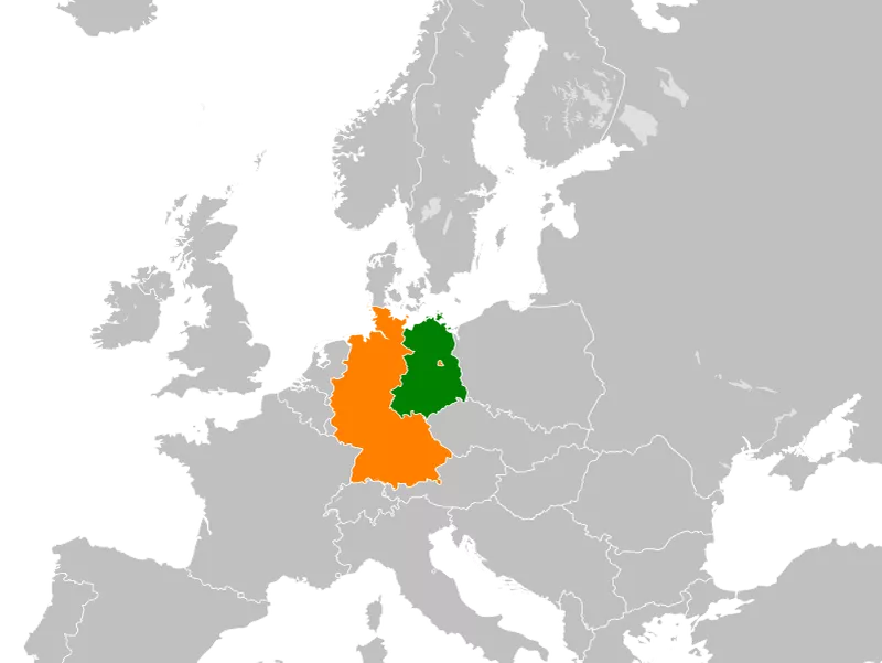 East Germany and West Germany