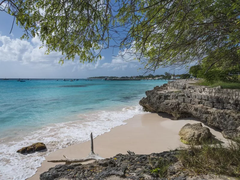 Small cove at Oistins, Barbados