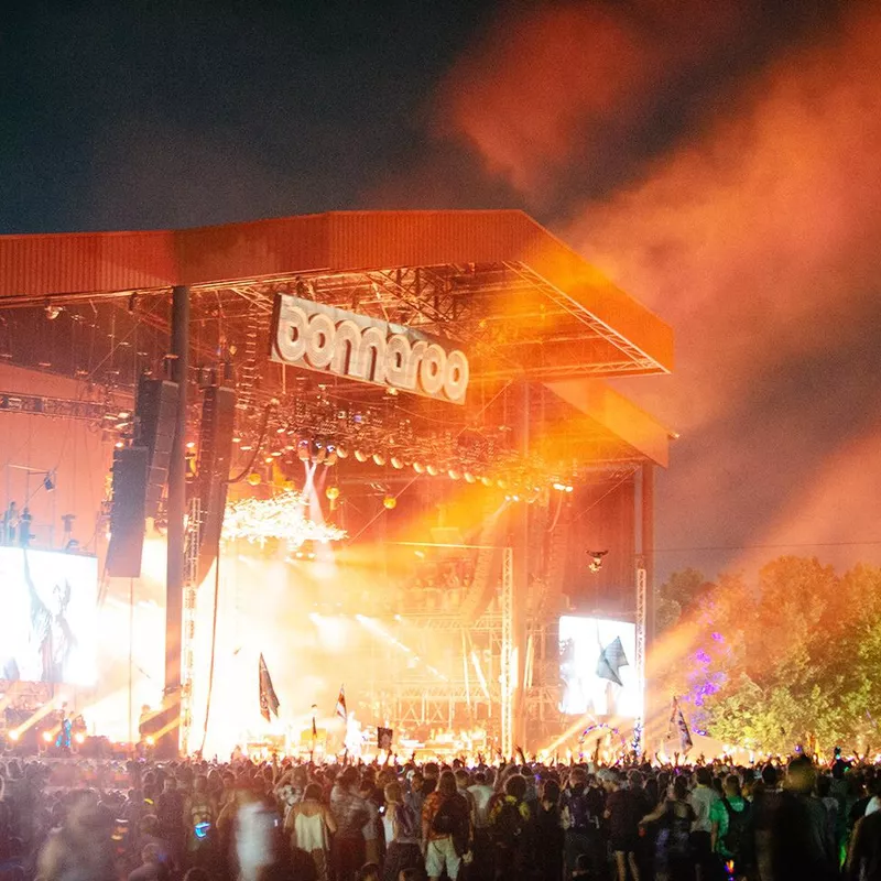 The Bonnaroo stage