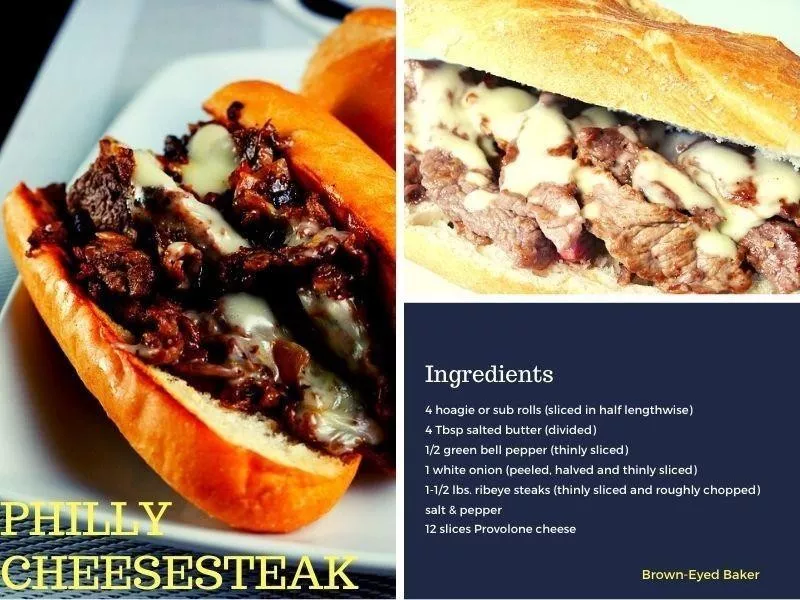 Cheesesteak recipe