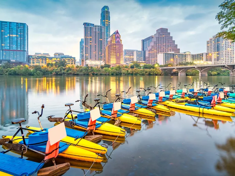 Austin Texas USA Waterfront Skyline