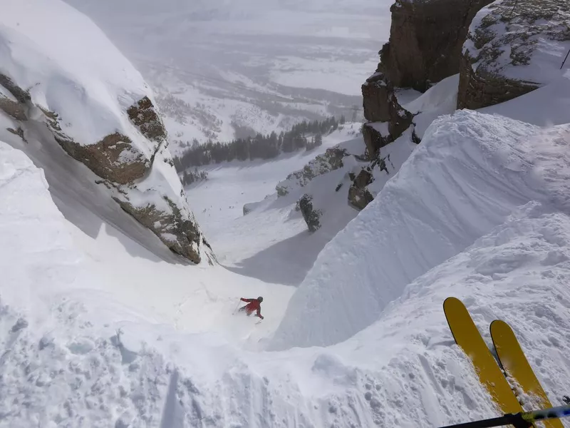 Corbet's Couloir, Jackson Hole, Wyoming