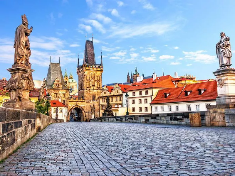 Charles Bridge in Prague, Czech Republic