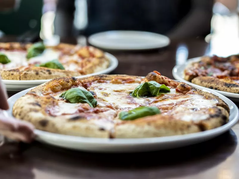 Margherita Neapolitan style pizza