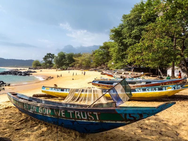 John Obey, Sierra Leone beach