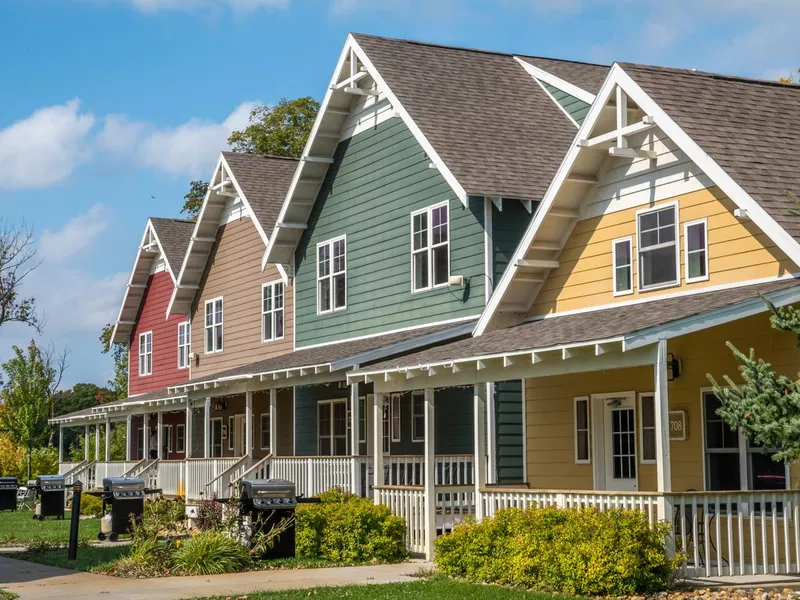 A place of residences in in Alexandria, Minnesota