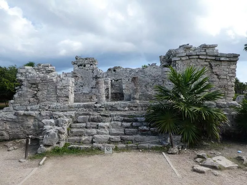 Northwest House in Tulum Ruins