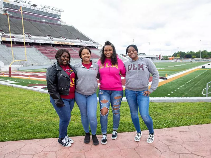 Students at University of Louisiana Monroe