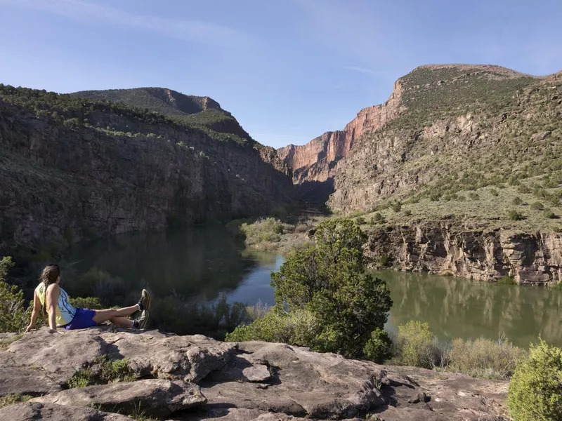 Green River canyon Dinosaur National Monument