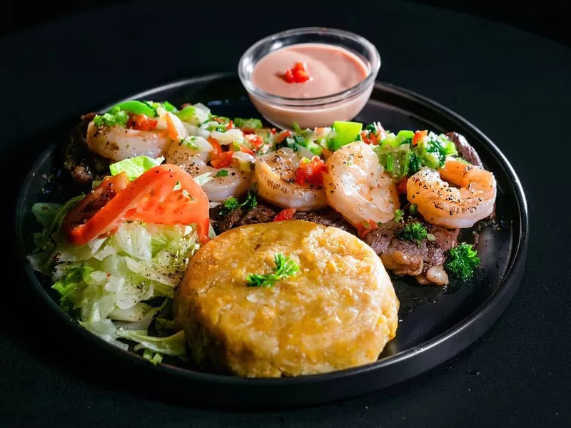 Mofongo and steak at Ponce in Chicago