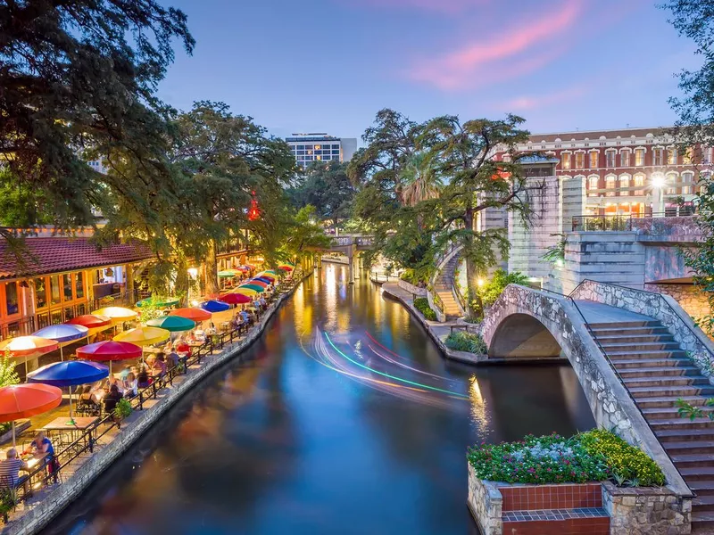 River walk in San Antonio, Texas