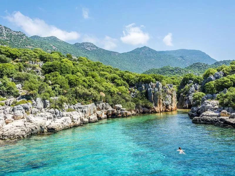 Kas, on the Mediterranean coast of Turkey