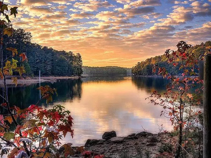 Sunset at Red Top Mountain State Park