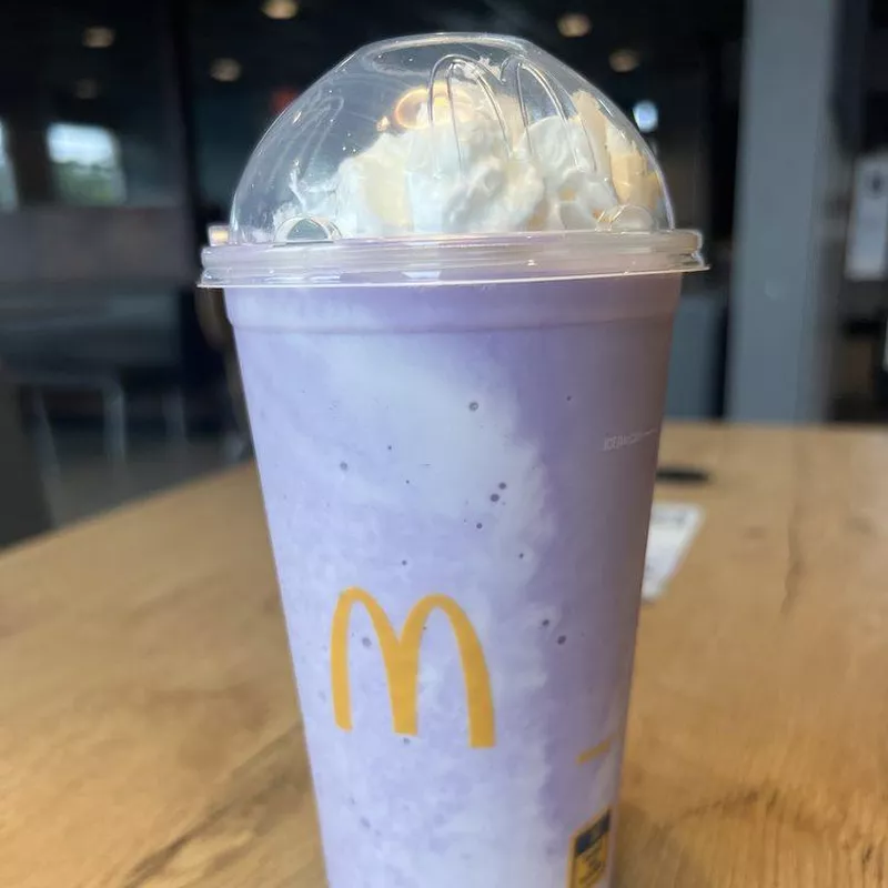 McDonald's grimmace shake