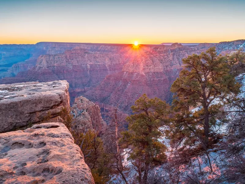 Grand Canyon National Park Winter Sunrise