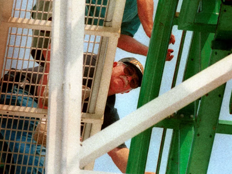 State officials inspect the Wild Wonder roller coaster