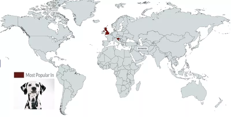 Dalmation map