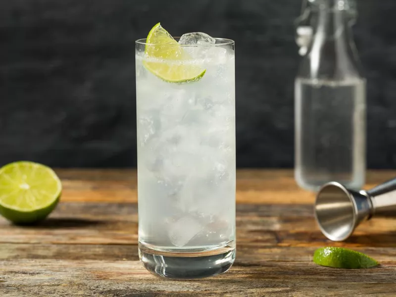 Refreshing Cold Tequila Ranch Water Cocktail