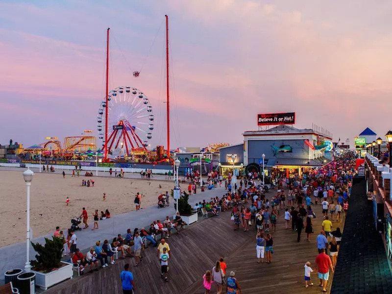 Boardwalk in Ocean City