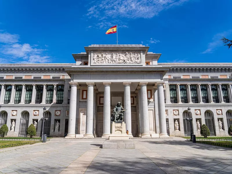 Prado museum in the center of Madrid