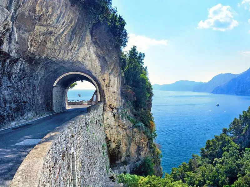 Amalfi Coast road