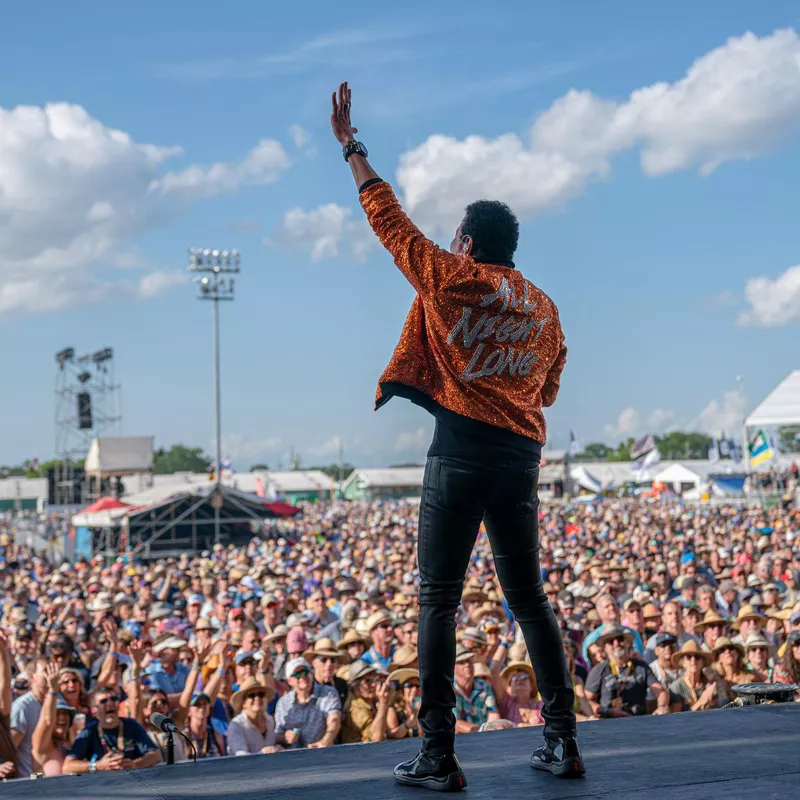 Lionel Ritchie at Jazz Fest