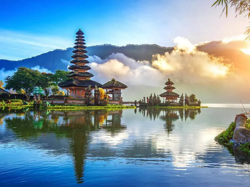 Pura Ulun Danu Bratan temple in Bali