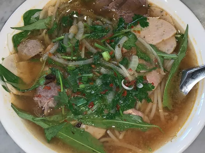 Bun Bo Hue from Pho Tau Bay in New Orleans