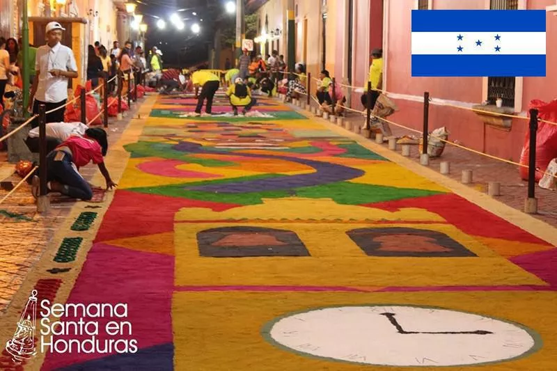 Honduran sawdust carpets