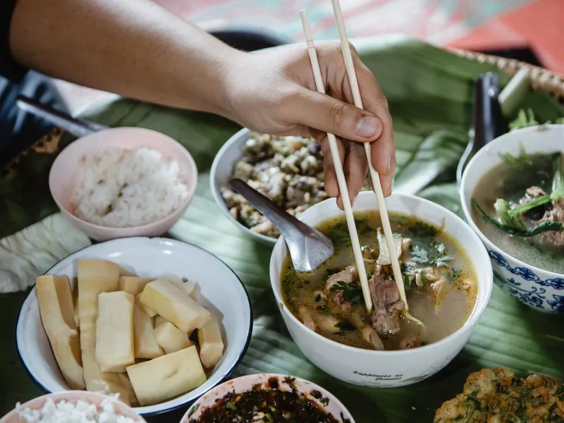 Traditional Hmong food