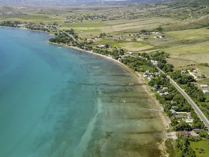 Bear Lake from directly above