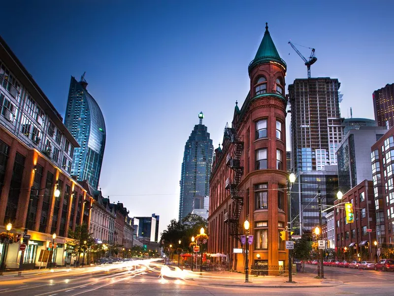 Downtown Toronto at night