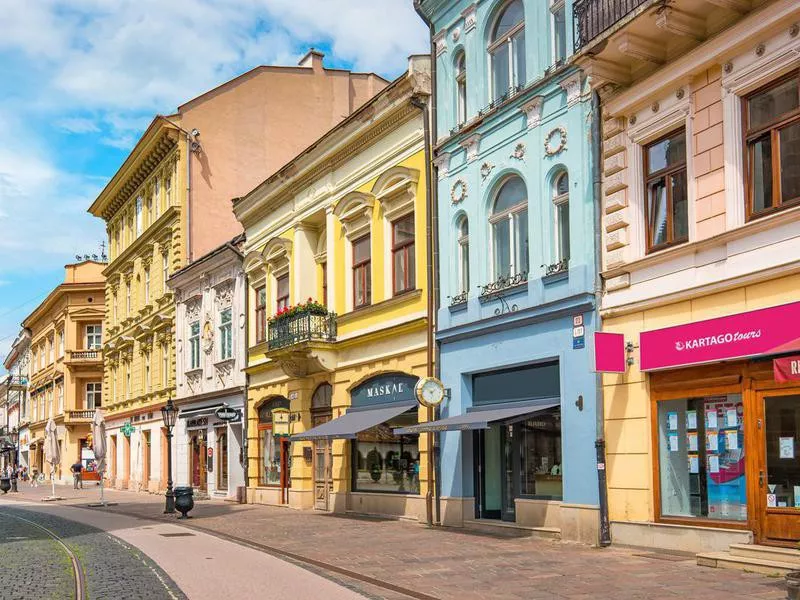 Downtown Kosice, Slovakia